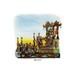 Buyenlarge 'Theatre - Mardi Gras Parade Float Design' Graphic Art in Blue/Brown/Green | 42 H x 28 W x 1.5 D in | Wayfair 0-587-22676-5C2842