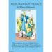 Buyenlarge 'Merchant of Venice' by William Shakespeare Vintage Advertisement in Blue/Pink/Yellow | 30 H x 20 W x 1.5 D in | Wayfair