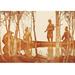 Buyenlarge Mohicans by Newell Convers Wyeth Painting Print in Brown | 28 H x 42 W x 1.5 D in | Wayfair 0-587-05009-8C2842