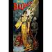 Buyenlarge 'Miss Baldwin, a Modern Witch of Endor' by Calhoun Print Vintage Advertisement in Black/Red/Yellow | 42 H x 28 W x 1.5 D in | Wayfair