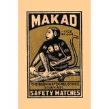 Buyenlarge 'Makad' Graphic Art in Black | 42 H x 28 W x 1.5 D in | Wayfair 0-587-33761-3C2842