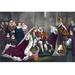 Buyenlarge 'Mary Stuart's Wedding to Henry Darnley' by WM Robertson Painting Print in Brown/Gray/Red | 28 H x 42 W x 1.5 D in | Wayfair