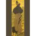 Buyenlarge 'Woman Standing Beside Railing w/ Poodle' by Paul Ranson Painting Print Canvas in White | 36 H x 24 W x 1.5 D in | Wayfair