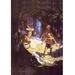 Buyenlarge Inncus Slays the Deer by Newell Convers Wyeth Painting Print in Black/Brown/Green | 42 H x 28 W x 1.5 D in | Wayfair 0-587-05612-6C2842