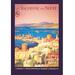 Buyenlarge Le Tourisme en Syrie Vintage Advertisement in Blue/Pink | 42 H x 28 W x 1.5 D in | Wayfair 0-587-01932-8C2842