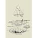 Buyenlarge A Single-Hand Cruiser by Charles P. Kunhardt Graphic Art in Black/White | 42 H x 28 W x 1.5 D in | Wayfair 0-587-12707-4C2842