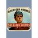 Buyenlarge 'Sherlock Holmes Cigar Label' Vintage Advertisement in Blue/Red | 42 H x 28 W x 1.5 D in | Wayfair 0-587-21955-6C2842