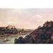 Buyenlarge 'View of Pirna' by Canaletto Painting Print in Brown | 28 H x 42 W x 1.5 D in | Wayfair 0-587-25402-5C2842