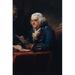 Buyenlarge 'Benjamin Franklin' by David Martin Painting Print in Blue/Brown | 42 H x 28 W x 1.5 D in | Wayfair 0-587-33556-4C2842