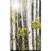 Picture Perfect International "Aspens 3" by Elena Elisseeva Photographic Print on Wrapped Canvas Metal in Gray/Green | 40 H x 24 W x 1 D in | Wayfair