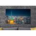 Picture Perfect International 'Downtown Dubai, UAE' Photographic Print on Wrapped Canvas in Blue/Yellow | 28 H x 48 W x 1.5 D in | Wayfair