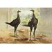 Buyenlarge Game by Lawson Painting Print in Black/Gray/Green | 28 H x 42 W x 1.5 D in | Wayfair 0-587-05636-3C2842