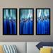 Picture Perfect International "Job 8 9 Max" by Mark Lawrence 3 Piece Framed Graphic Art Set /Acrylic in Black/Blue | Wayfair 704-1990-1224