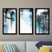 Picture Perfect International "Jeremiah 17 14 Max" by Mark Lawrence 3 Piece Framed Graphic Art Set /Acrylic in Black/Blue/Green | Wayfair