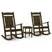 Sand & Stable™ Catelyn Classic 3 Piece Seating Group Plastic in Brown | Outdoor Furniture | Wayfair GRKS6895 41573570