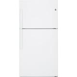 GE Appliances 33" Energy Star® Top-Freezer 21.2 cu. ft. Refrigerator in White | 66.75 H x 32.875 W x 34 D in | Wayfair GIE21GTHWW