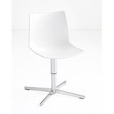 Gordon International Kanvas Mid-Back Desk Chair Plastic/Metal in Pink/White | 35 H x 17 W x 19.75 D in | Wayfair 2156C-WHT/O