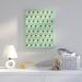 Harriet Bee 'Dog Pattern II' Graphic Art Print on Wrapped Canvas in Green | 14.75 H x 17.75 W x 0.75 D in | Wayfair HBEE4025 41294072