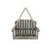 Gracie Oaks Segarra Metal Hanging Planter Metal in Gray | 10.5 H x 3.75 W x 9.25 D in | Wayfair GRCS2186 44273794