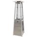 Hanover Mini Pyramid 9500 BTU Propane Tabletop Patio Heater, Stainless Steel in Gray | 34 H x 9 W x 9 D in | Wayfair HAN0201SS