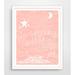 Harriet Bee 'Twinkle Little Star' Paper Print in Pink | 14 H x 11 W in | Wayfair HBEE1220 38870436