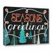 The Holiday Aisle® Seasons Greetings - Wrapped Canvas Print Canvas | 14 H x 18 W x 2 D in | Wayfair HLDY5223 33512201