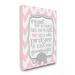 Isabelle & Max™ Nodaway 'Read Me A Story/Elephant In Chevron' Textual Art on Wrapped Canvas Canvas/Metal in Pink | 24" H x 30" W | Wayfair