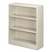 HON Brigade Standard Bookcase, Steel in Gray | 41 H x 34.5 W x 12.63 D in | Wayfair HS42ABC.Q