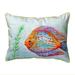 Betsy Drake Interiors Fish Outdoor Rectangular Pillow Cover & Insert Polyester/Polyfill blend | 16 H x 20 W x 6 D in | Wayfair HJ359