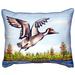 Betsy Drake Interiors Pintail Duck Outdoor Rectangular Pillow Cover & Insert Polyester/Polyfill blend | 20 H x 24 W x 8 D in | Wayfair ZP394