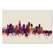 Trademark Fine Art 'Los Angeles California Skyline' Graphic Art on Wrapped Canvas Canvas | 12 H x 19 W x 2 D in | Wayfair MT0810-C1219GG