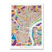 Trademark Fine Art 'Philadelphia Pennsylvania Street Map' Graphic Art on Wrapped Canvas Canvas | 19 H x 14 W x 2 D in | Wayfair MT0859-C1419GG