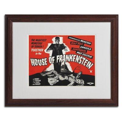 Trademark Fine Art 'Apple House of Frankenstein' Framed Vintage Advertisement on Canvas Canvas | 16 H x 20 W x 0.75 D in | Wayfair ALI0233-W1620MF