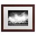 Trademark Fine Art If You Change Your Mind' Matted Framed Print on Canvas Canvas, Wood in Black/White | 11 H x 14 W x 0.5 D in | Wayfair