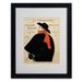 Trademark Fine Art 'Les Chansonniers De' Framed Vintage Advertisement Canvas | 20 H x 16 W x 0.5 D in | Wayfair ALI0314-B1620MF