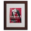 Trademark Fine Art 'Apple 'Dracula' Framed Vintage Advertisement on Canvas Canvas | 20 H x 16 W x 0.5 D in | Wayfair ALI0229-B1620MF