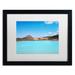 Trademark Fine Art 'The Blue Between Us' Framed Photographic Print on Canvas Canvas, Wood | 16 H x 20 W x 0.5 D in | Wayfair PSL0846-B1620MF