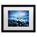 Trademark Fine Art 'Land of Ice' Framed Photographic Print on Canvas Canvas, Wood | 16 H x 20 W x 0.5 D in | Wayfair PSL0750-B1620MF