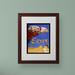 Trademark Fine Art Vintage Apple 'Egypt Camel' Framed Vintage Advertisement on Canvas Canvas | 20 H x 16 W x 0.5 D in | Wayfair ALI0204-W1620MF