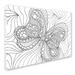 Trademark Fine Art "Mixed Coloring Book 57" by Kathy G. Ahrens Graphic Art on Wrapped Canvas Canvas | 18 H x 24 W x 2 D in | Wayfair