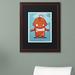 Trademark Fine Art 'Retro Robot Orange' Craig Snodgrass Framed Painting Print on Canvas Canvas, Wood | 13.75 H x 16.75 W x 0.75 D in | Wayfair
