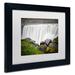 Trademark Fine Art 'Painterly Falls' Framed Photographic Print on Canvas Canvas, Wood | 11 H x 14 W x 0.5 D in | Wayfair PSL0791-B1114MF