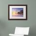 Trademark Fine Art Frozen Pylons by Michael Blanchette - Picture Frame Photograph Print on Canvas Canvas | 13.8 H x 16.8 W x 0.75 D in | Wayfair
