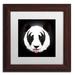 Trademark Fine Art "Kiss of A Panda" by Robert Farkas Framed Graphic Art Canvas | 11 H x 11 W x 0.5 D in | Wayfair ALI2240-W1111MF