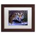 Trademark Fine Art Jenny Newland Surprise - Picture Frame Print on Canvas Canvas | 13.75 H x 16.75 W x 0.75 D in | Wayfair ALI1887-W1114MF
