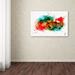 Trademark Fine Art 'Abstract 01' Painting Print on Wrapped Canvas in White | 30 H x 47 W x 2 D in | Wayfair MA0838-C3047GG