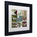 Trademark Fine Art 'Country Christmas Nine' Framed Graphic Art Canvas in Green | 11 H x 11 W x 0.5 D in | Wayfair ALI4391-B1111MF