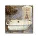 Trademark Fine Art 'Salle de Bain I' by Color Bakery Graphic Art on Wrapped Canvas Canvas | 24 H x 24 W x 2 D in | Wayfair ALI4259-C2424GG