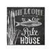 Trademark Fine Art 'Lake House I' by Color Bakery Graphic Art on Wrapped Canvas in Black/White | 14 H x 14 W x 2 D in | Wayfair ALI4678-C1414GG