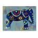 Trademark Fine Art 'Boho Elephant 2' Print on Wrapped Canvas Canvas | 14 H x 19 W x 2 D in | Wayfair ALI12170-C1419GG